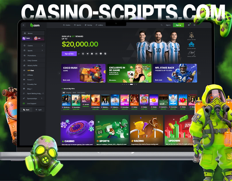 87 Casino Scripts – Slots and Live games