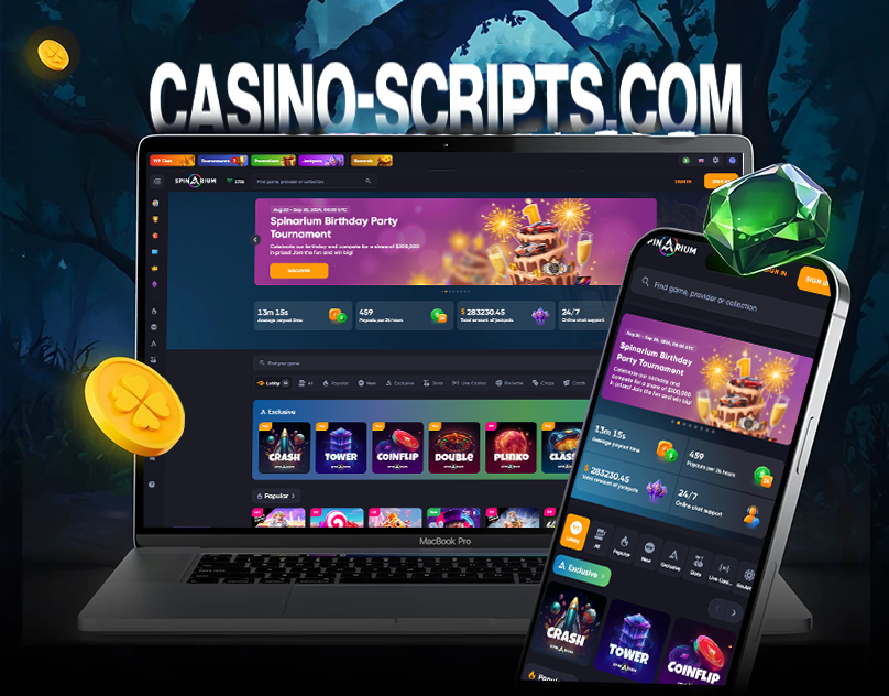 Spinarium – A Premium Online Casino Source Code